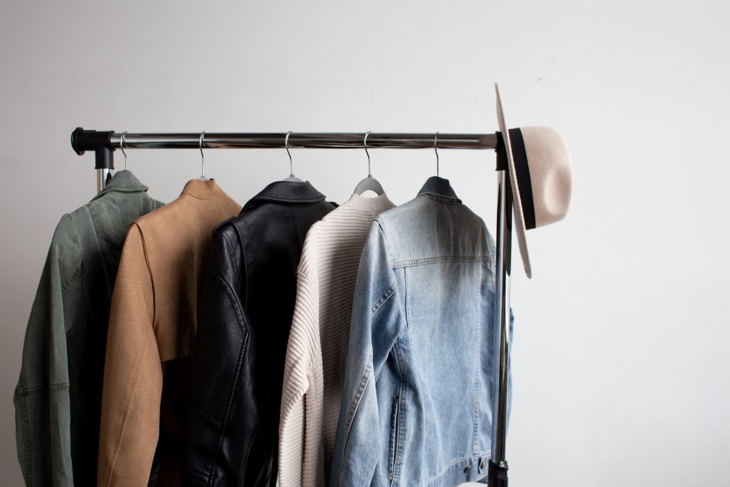 Hanging clothes closet